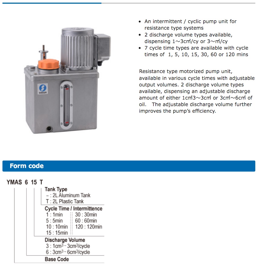 YMAS Cycle Pump